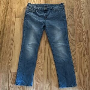 GAP Women's Straight Leg Blue Wash Jeans Size 10
